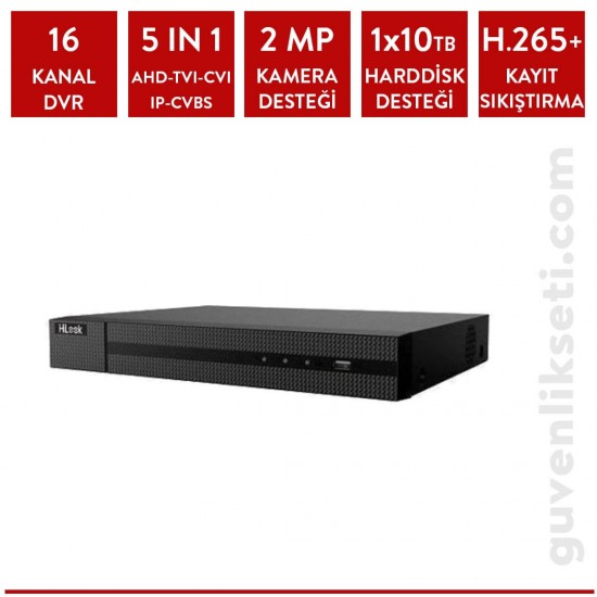 HILOOK DVR-216G-K1 16kanal HDD DVR Kayıt Cihazı